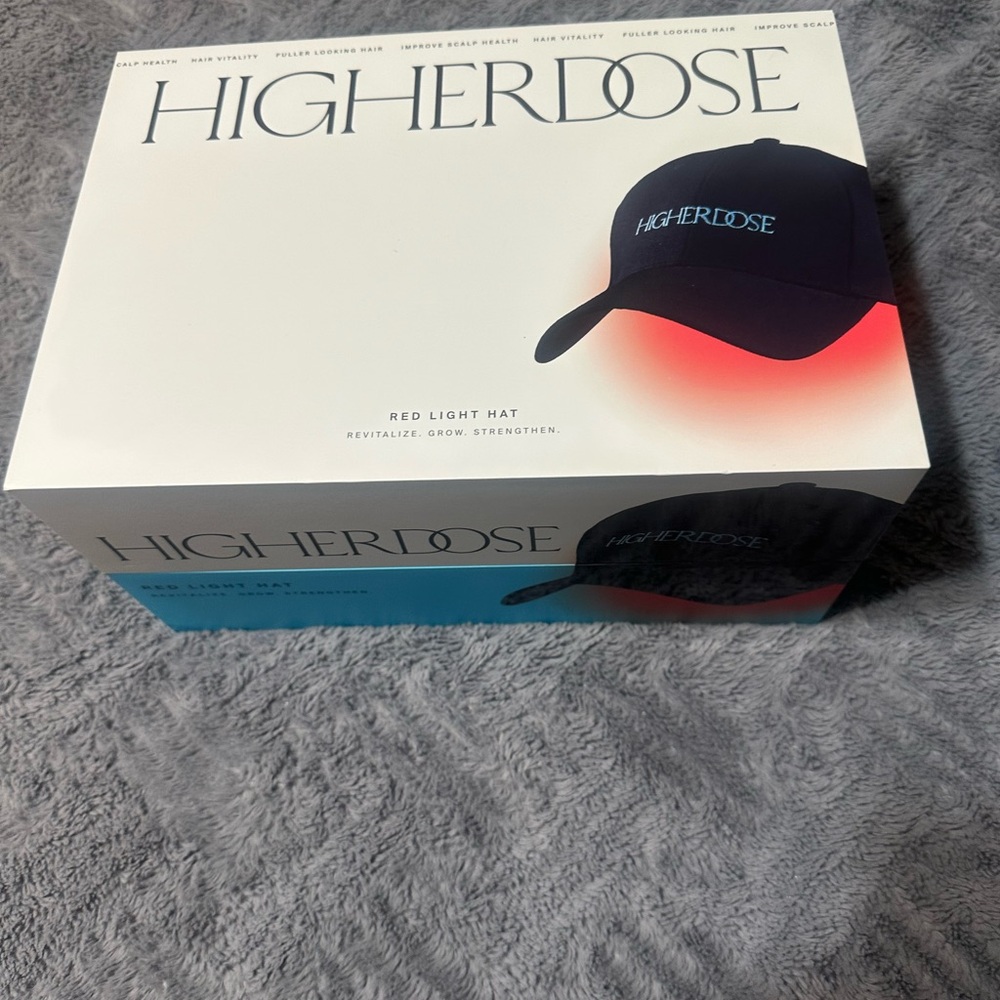 HIGHERDOSE Red Light Hat - Black NEW IN BOX